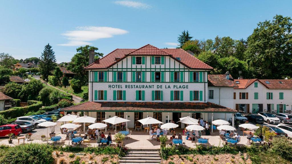 Hotel De La Plage Excénevex Exteriör bild
